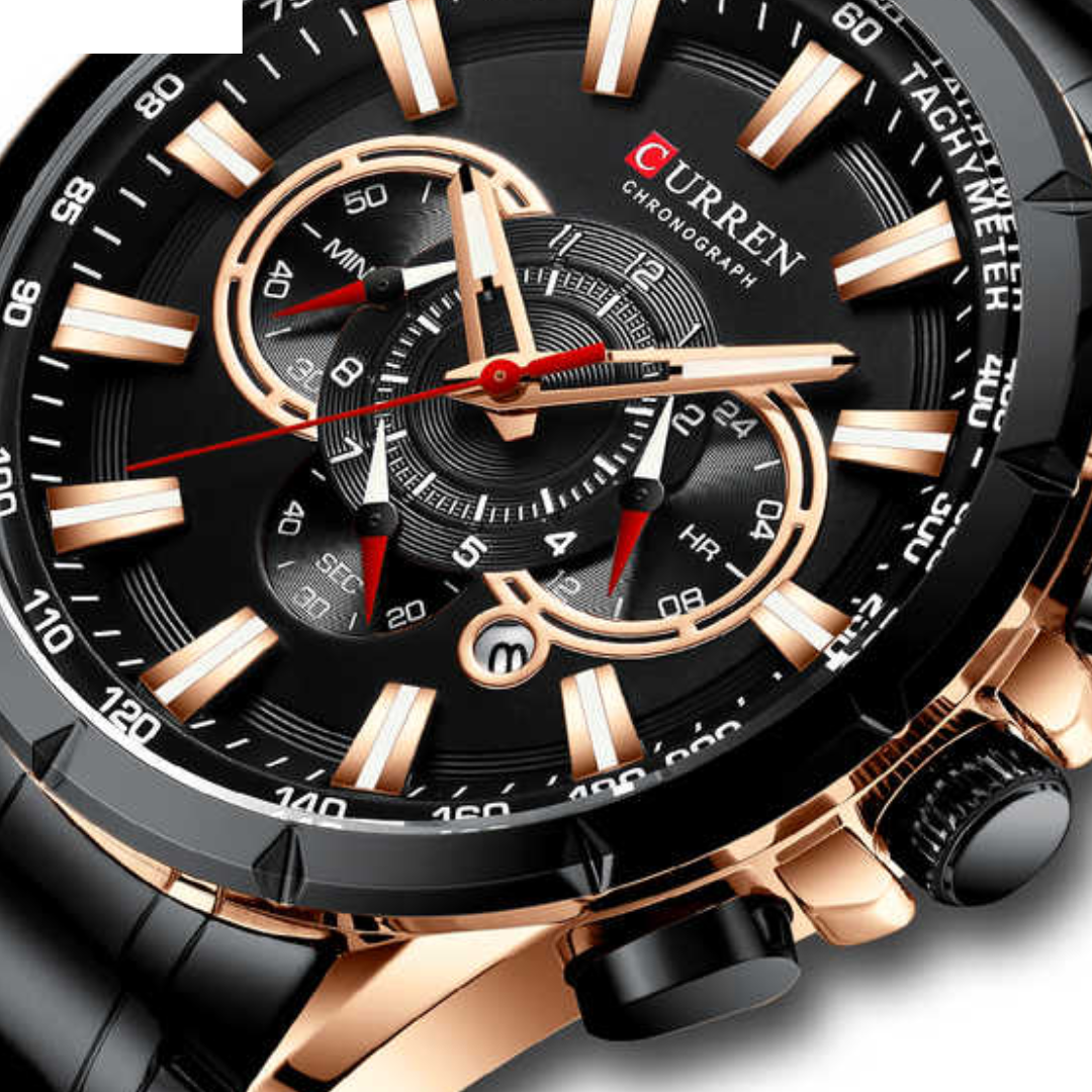 CURREN Tachymeter Watch