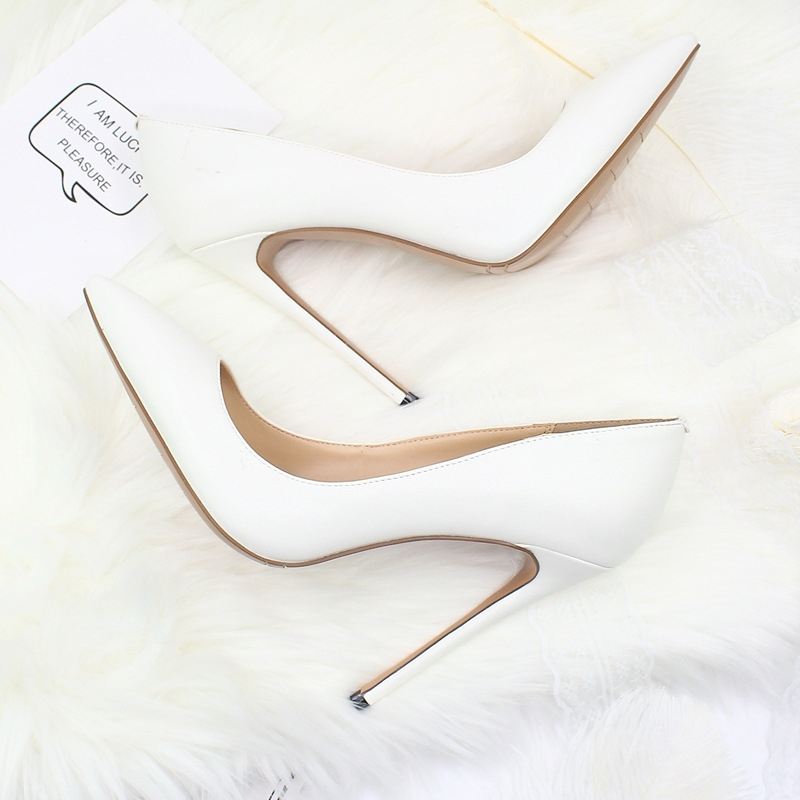 matte high heel