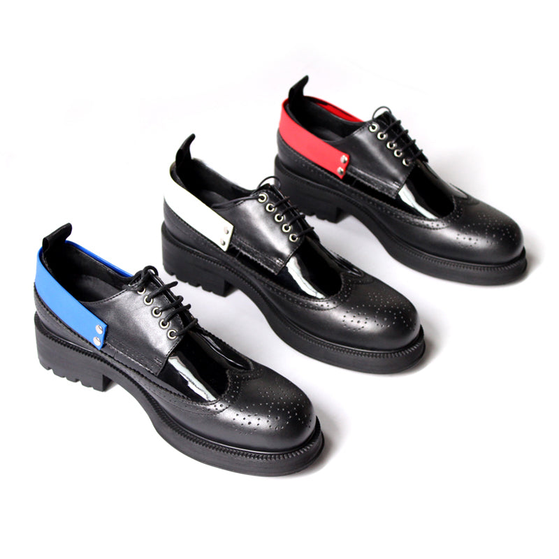 Back strap shoes