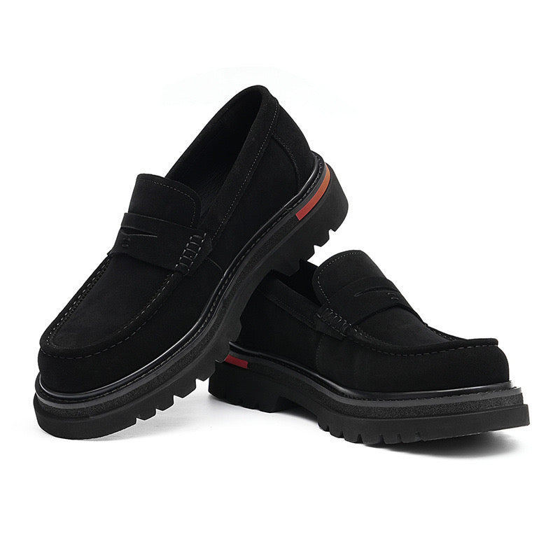 Suede loafers