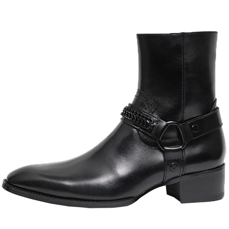 LEATHER CHELSEA BOOTS