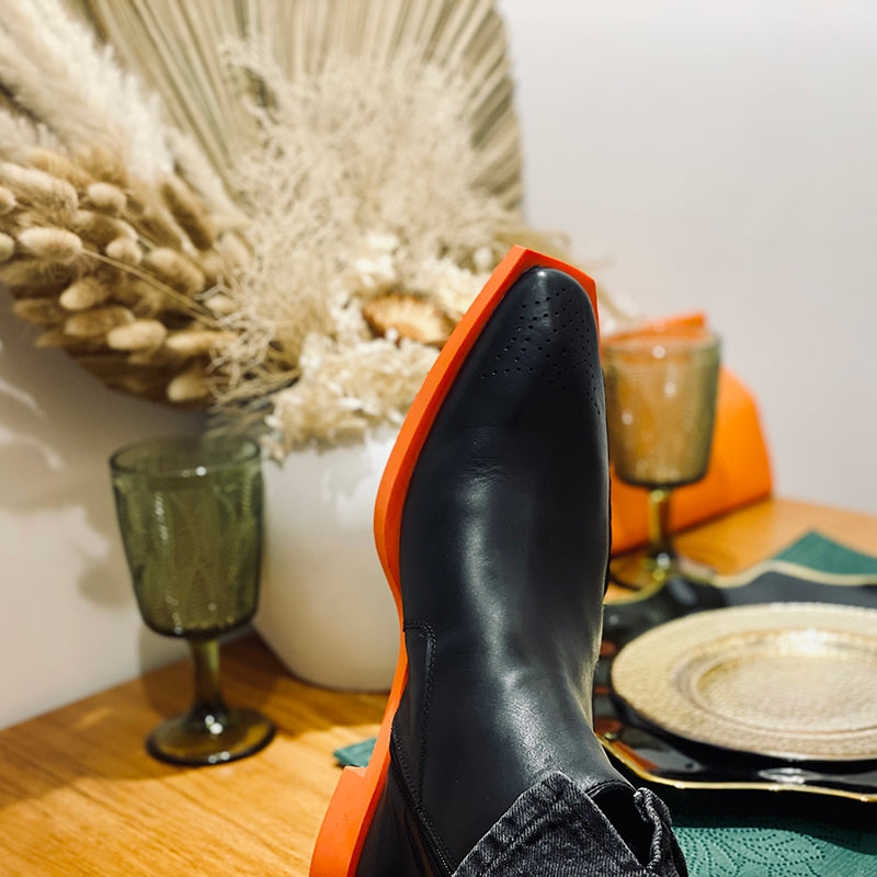 Touch of Orange boots