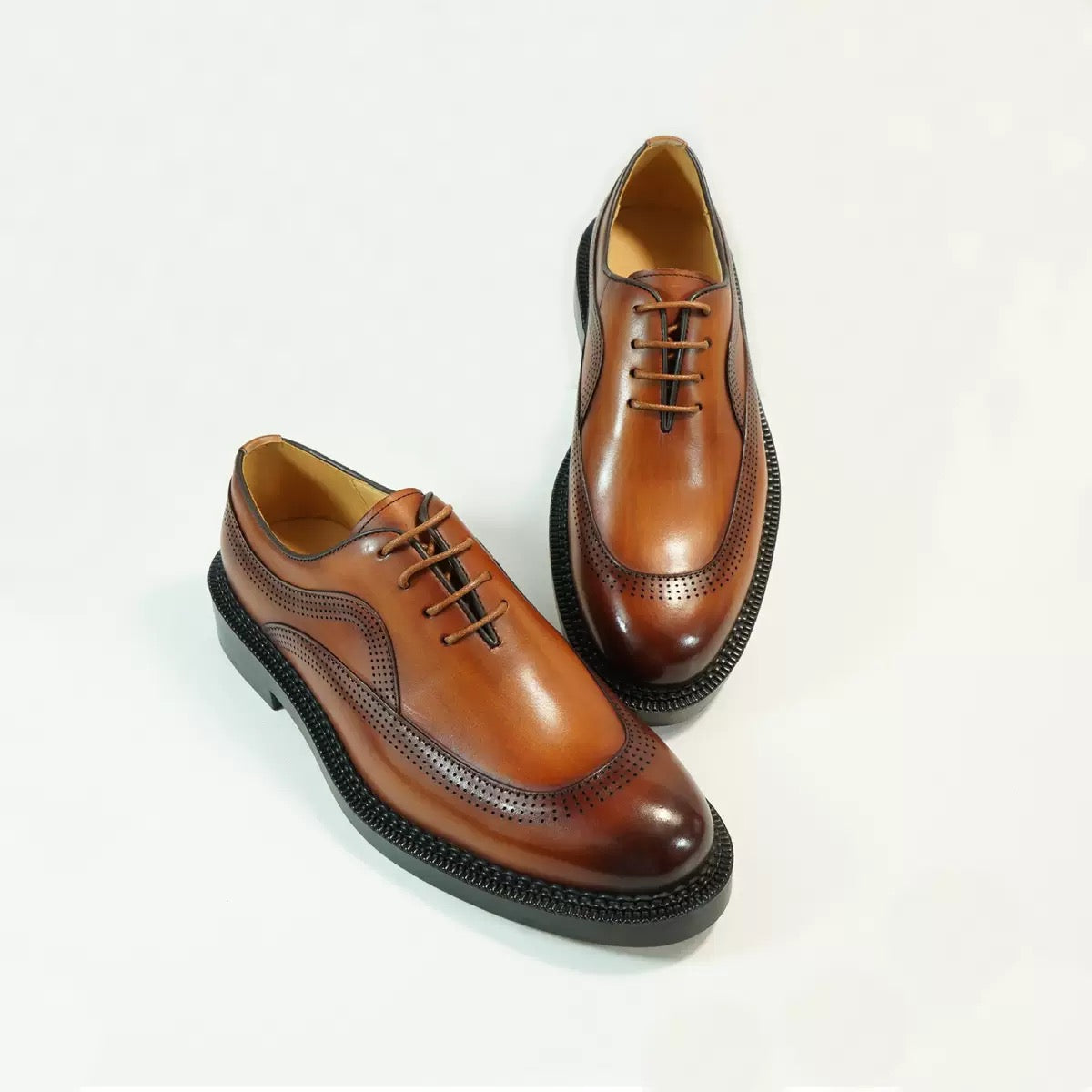 Formal brownie shoes