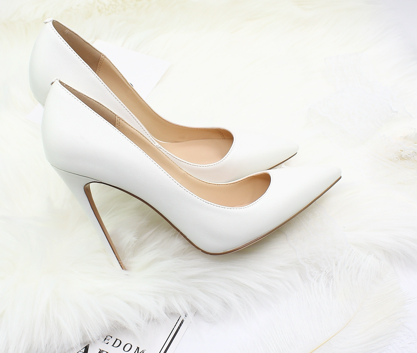 matte high heel
