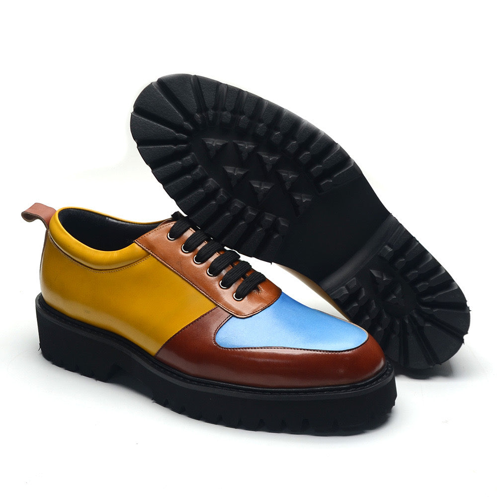 Multi coloured loafers