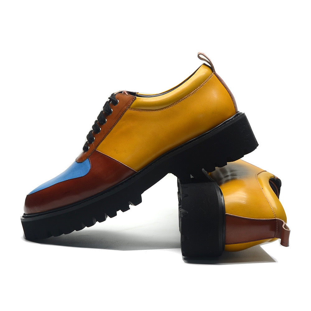 Multi coloured loafers