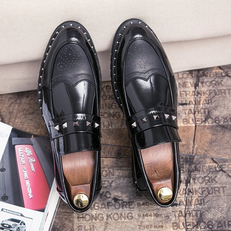Studded Brogue Loafer