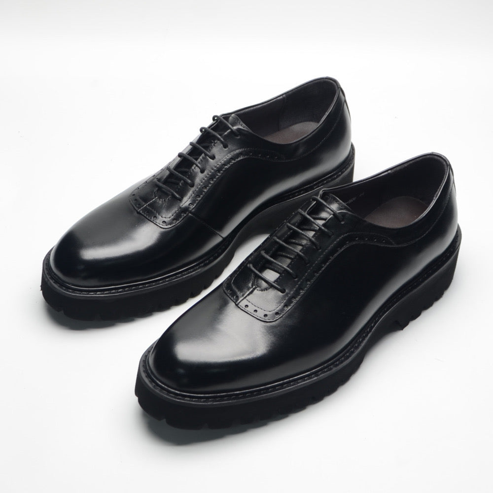 Black loafers