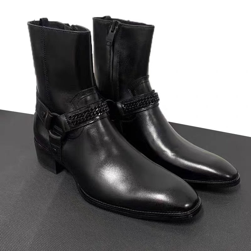 Genuine leather boots