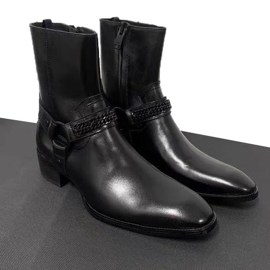 Genuine leather boots