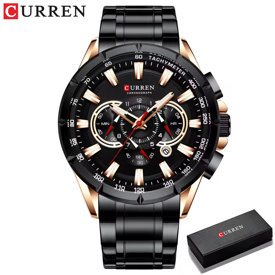 CURREN Tachymeter Watch