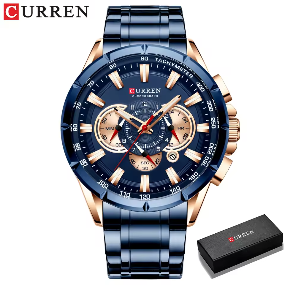 CURREN Tachymeter Watch