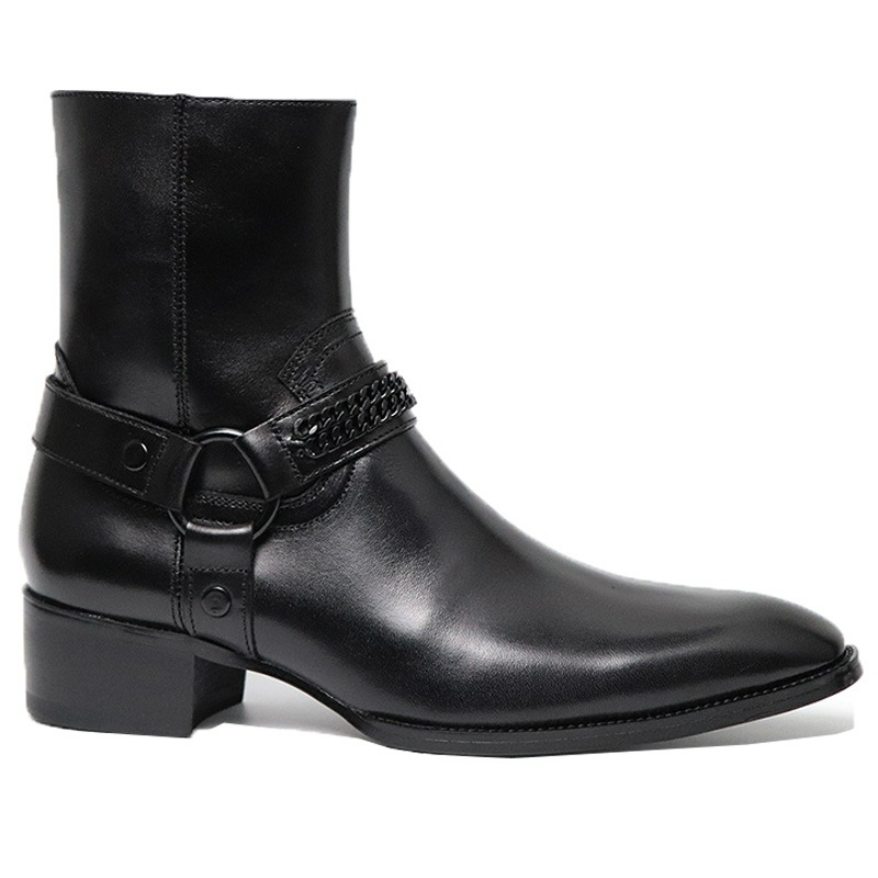 LEATHER CHELSEA BOOTS