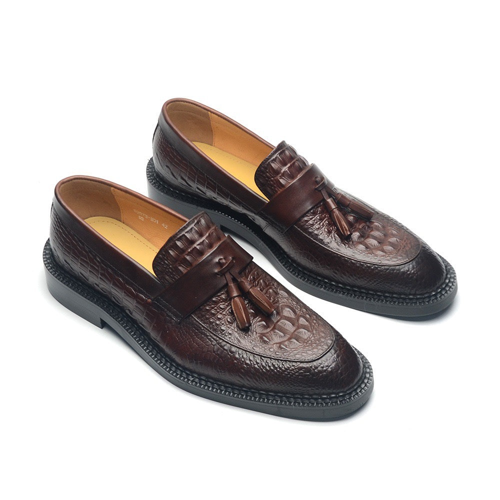 Brown formal shoes
