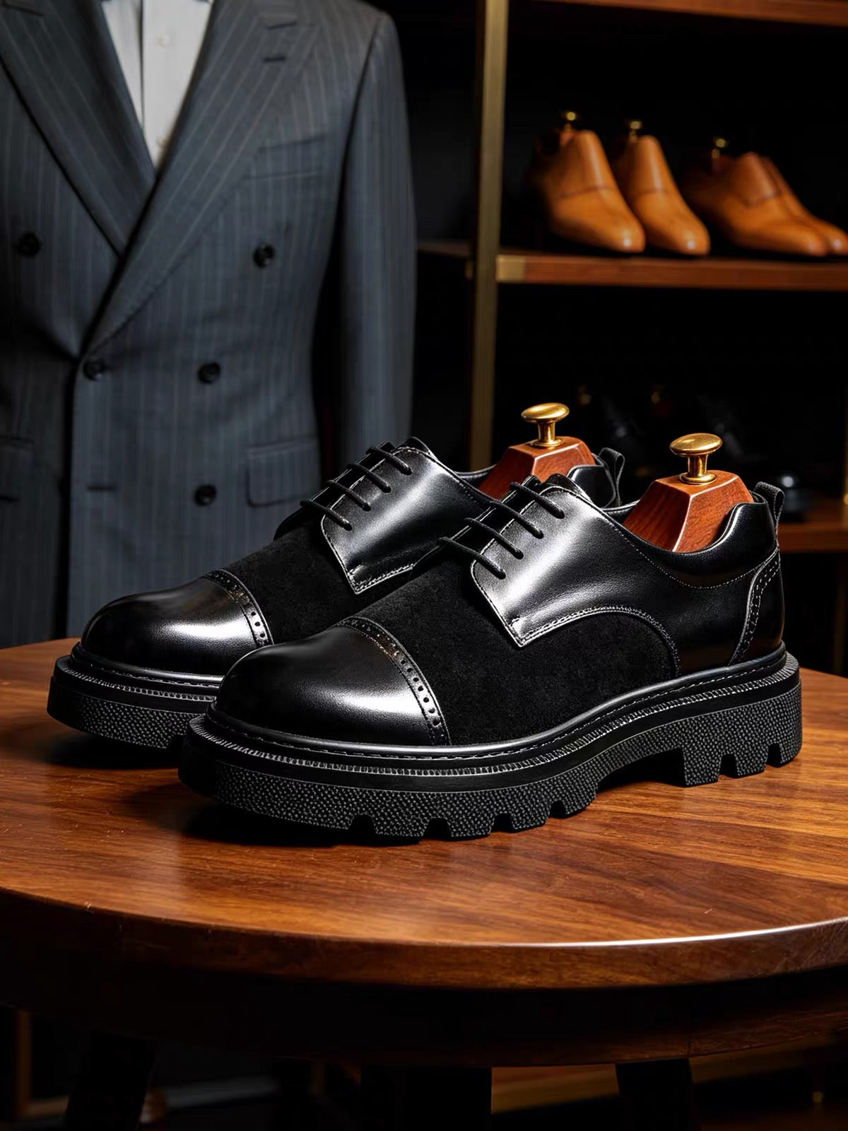 Leather Derby Shoes