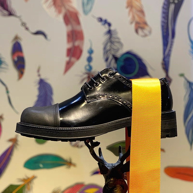 Laced loafers