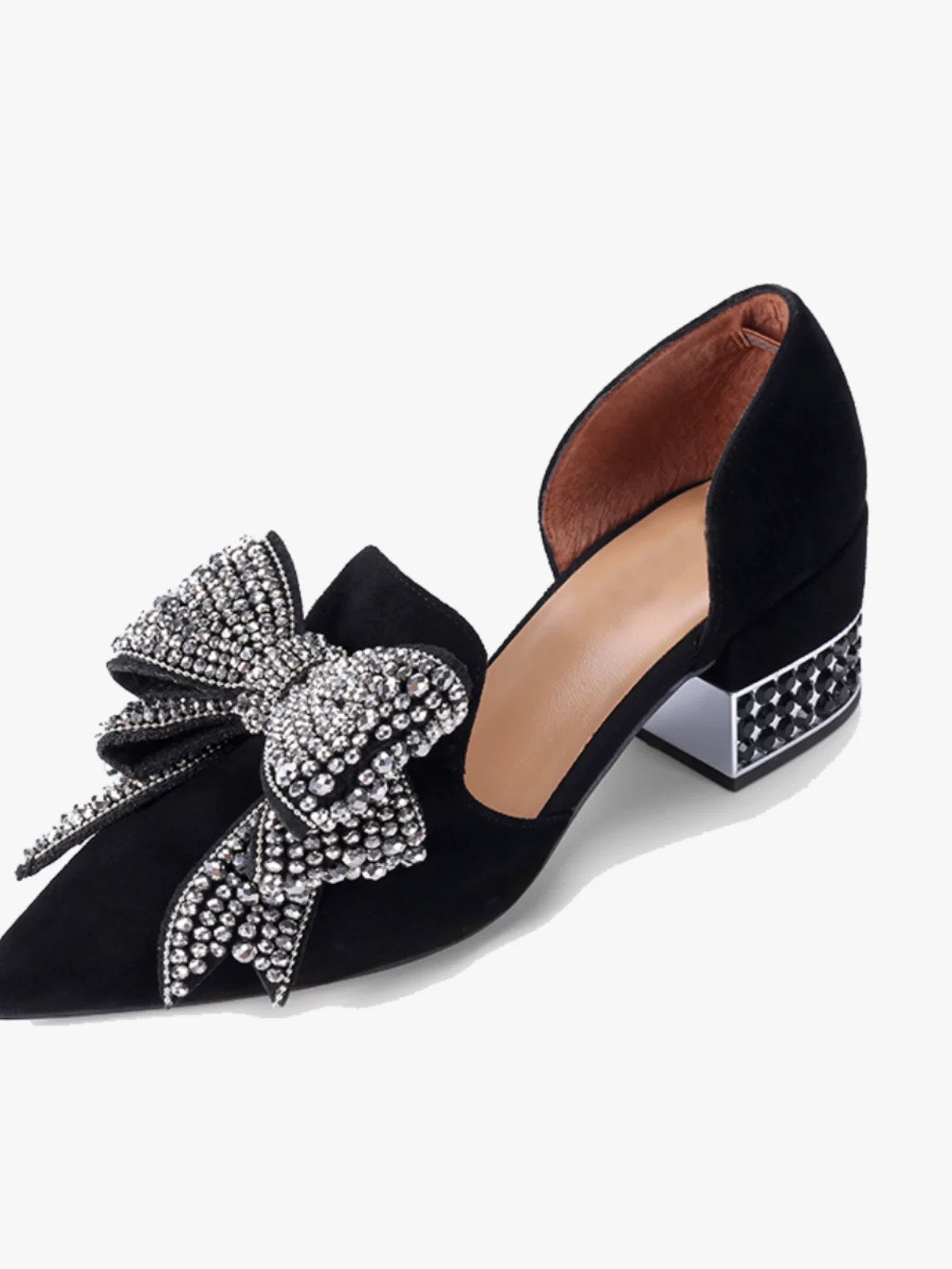 European station 2025 spring and autumn new style net celebrity high heels.