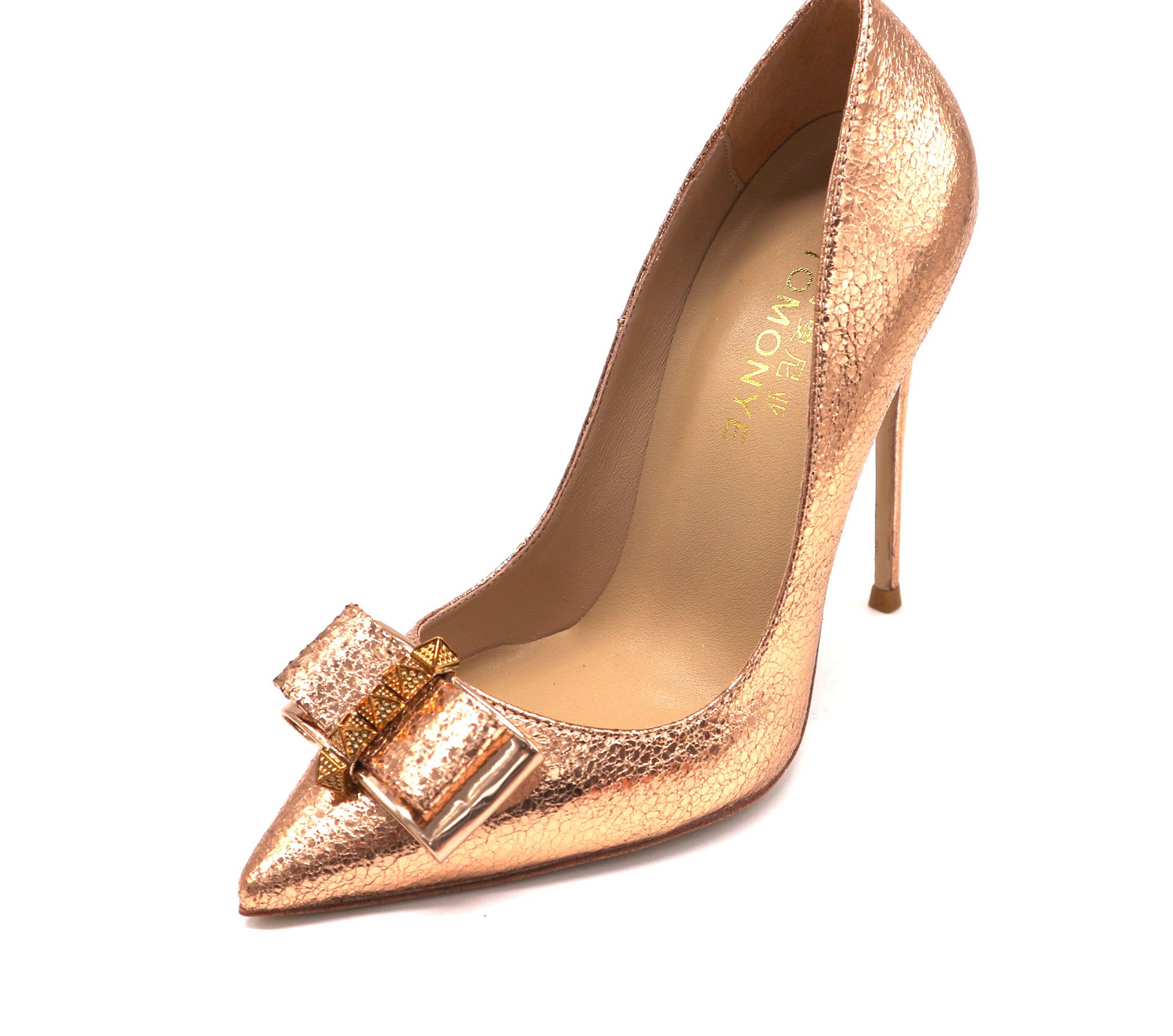 Gold heel