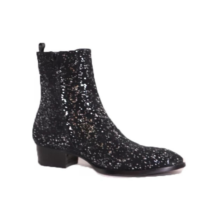 Glitter Chelsea boots