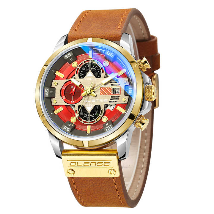 Olense Leather Timepiece