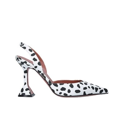 Animal print heel