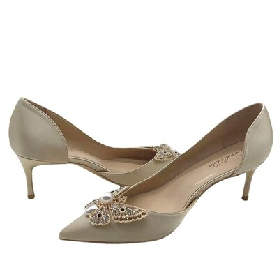 Butterfly high heel