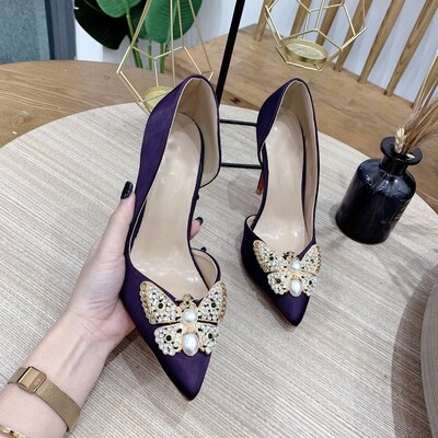 Butterfly high heel