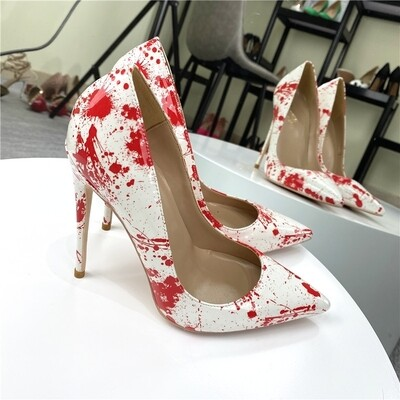 Red Painted Stilletos