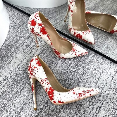 Red Painted Stilletos