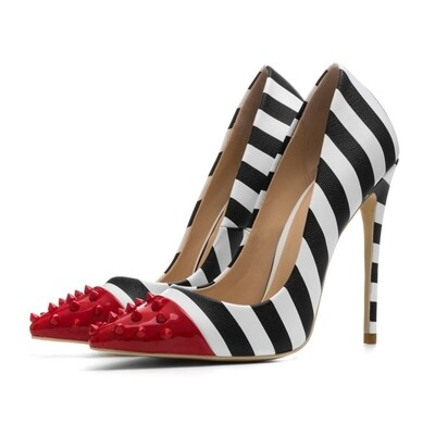 Zebra colour heel