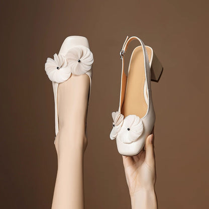 Super comfortable closed-toe genuine leather sandals for women .