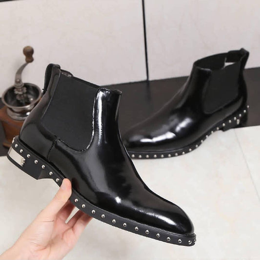 Black with metal