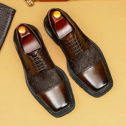 Two-Tone Derby Shoes
