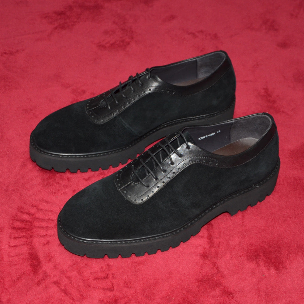 Black loafers