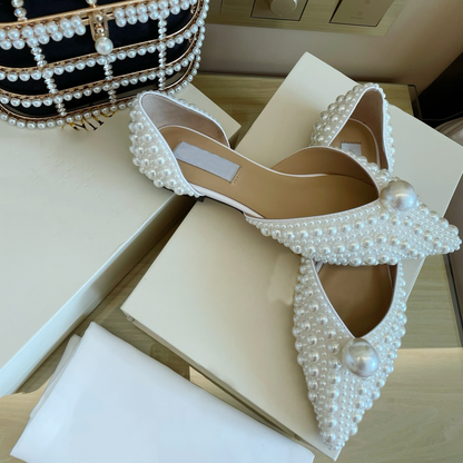 Sharp point pearls heel2