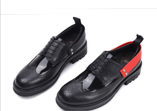 Back strap shoes
