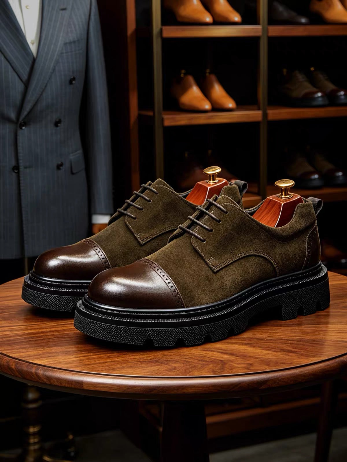 Leather Derby Shoes