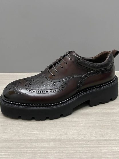Brown loafers