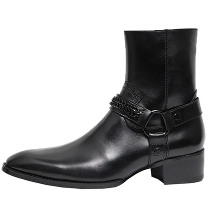 LEATHER CHELSEA BOOTS