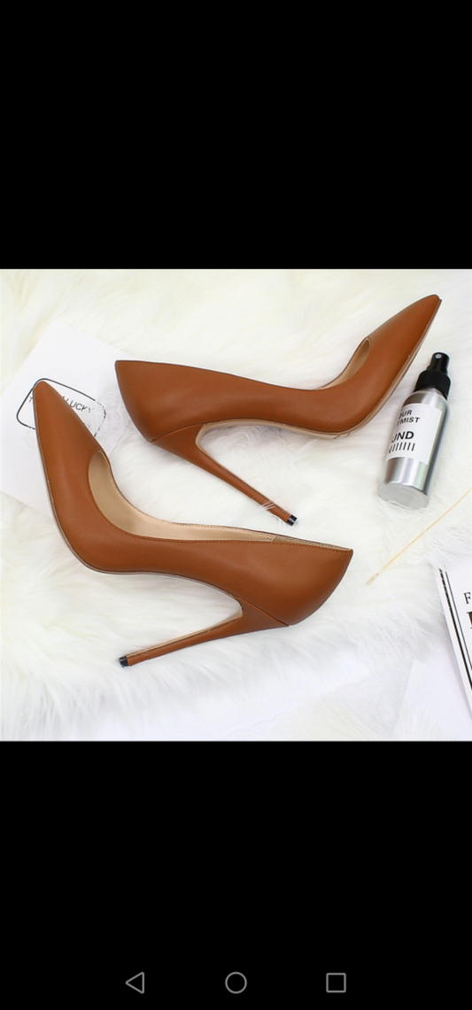 matte high heel