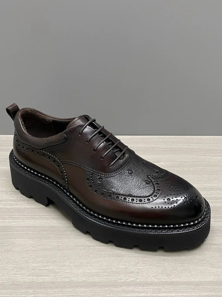 Brown loafers