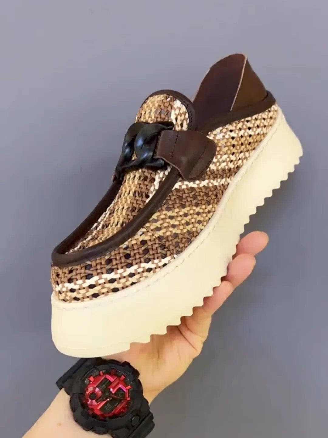 Supper knitted loafers