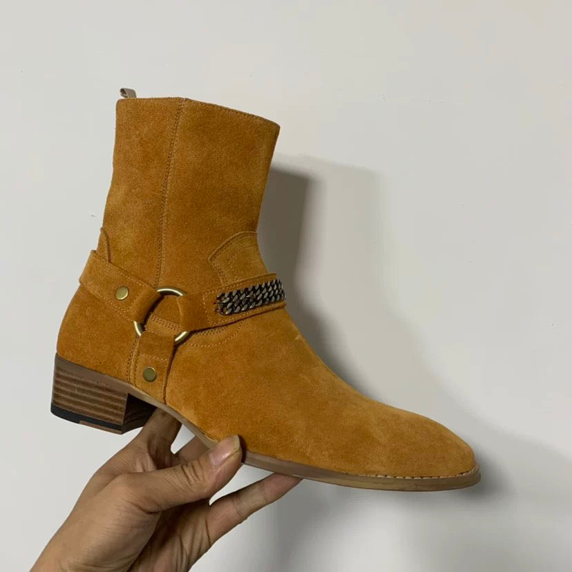 Suede men’s boots