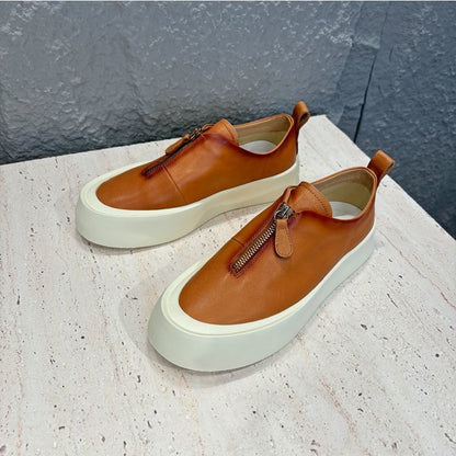 Brown sneaker shoes