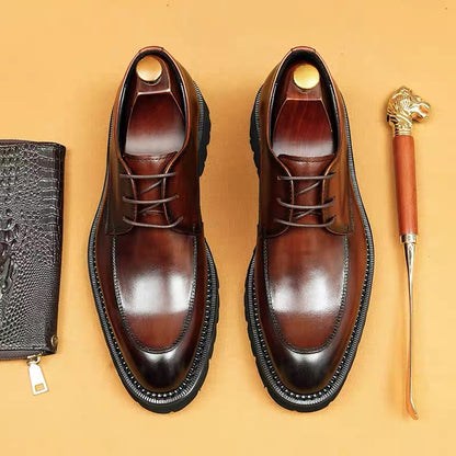 Chocolate Brown Derby Shoes