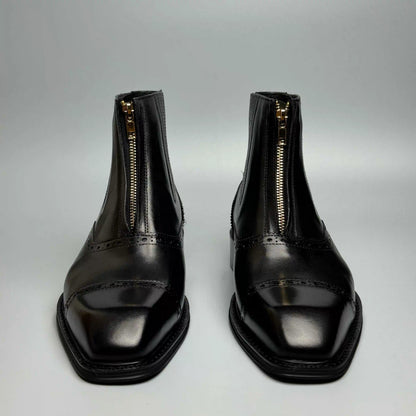 Zipper  boots