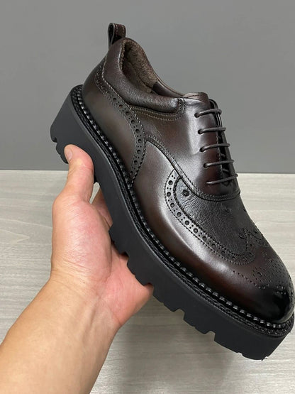 Brown loafers