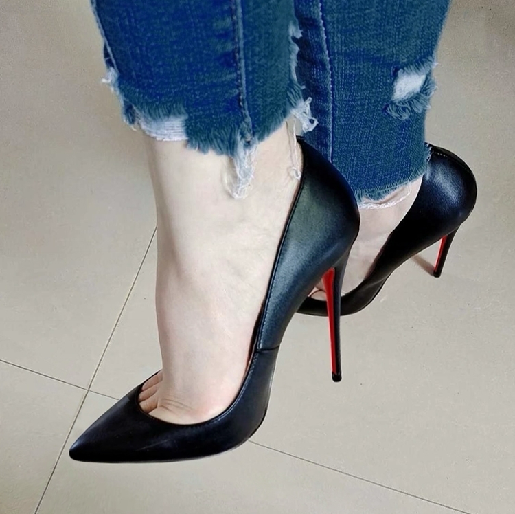 matte high heel