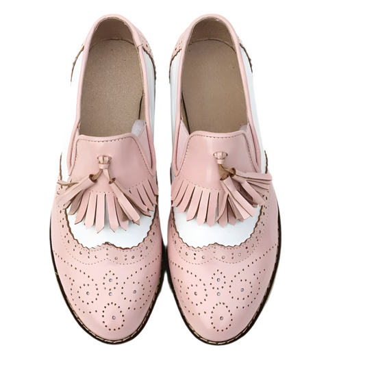 British style genuine leather shoes