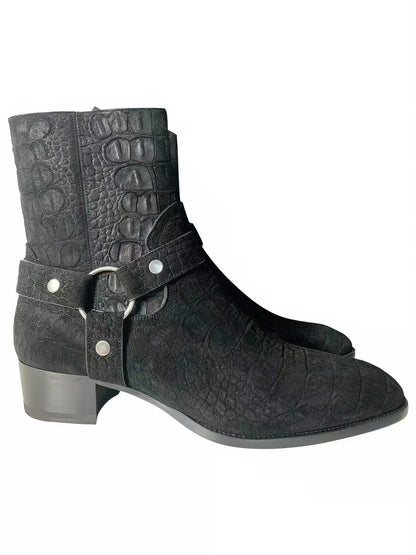 Crocodile Chelsea boots